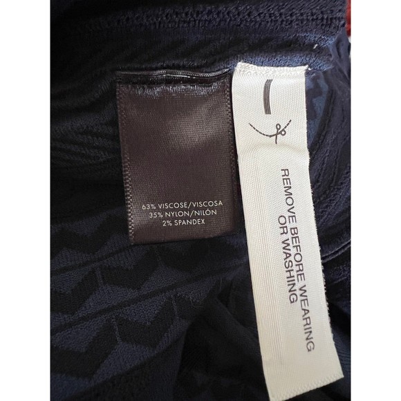 Ann Taylor stretchy dress size M blue - Picture 4 of 5